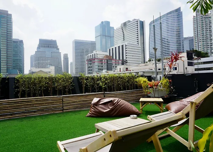 Apartment Hip And Funky Silom Soi 3, With Rooftop View Bangkok